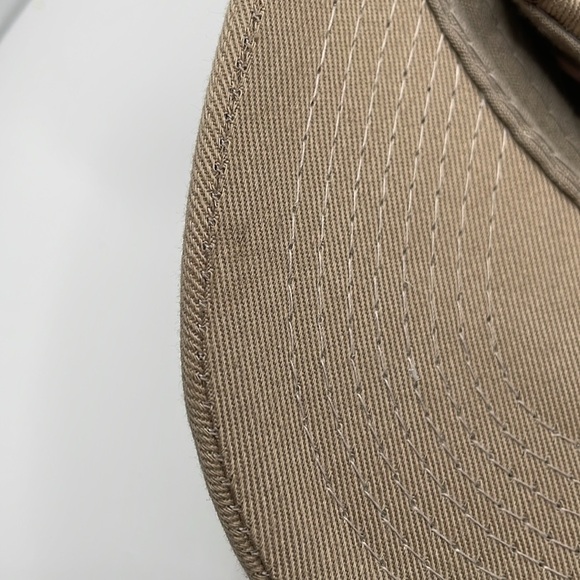 CAT Caterpillar Construction Tan & Black Adjustable Baseball Cap - Picture 7 of 9